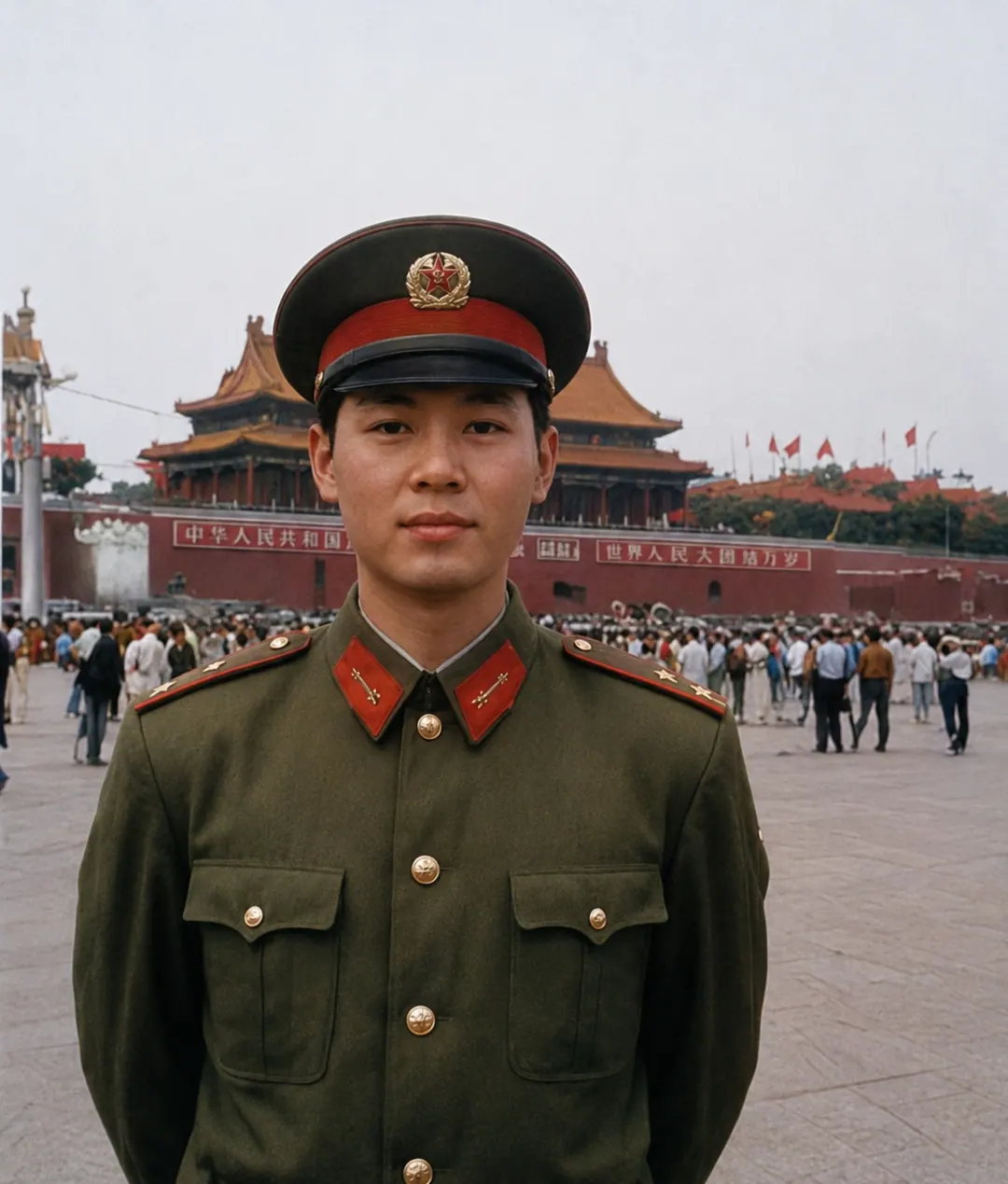 像见老照片修复案例一 · 破损折痕与污渍清理后效果